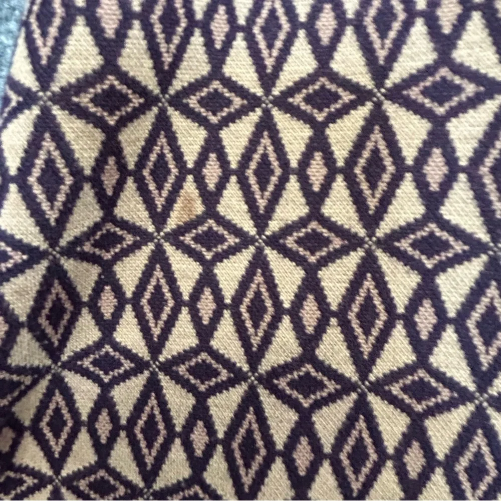 Kiabi Mini Skirt Brown & Deep Purple Design Size Large - Picture 6 of 8